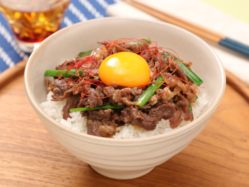 イメージ画像 甘辛☆にら玉牛しぐれ丼