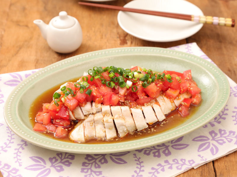 イメージ画像 レンジで作れる♪トマトたっぷりよだれ鶏