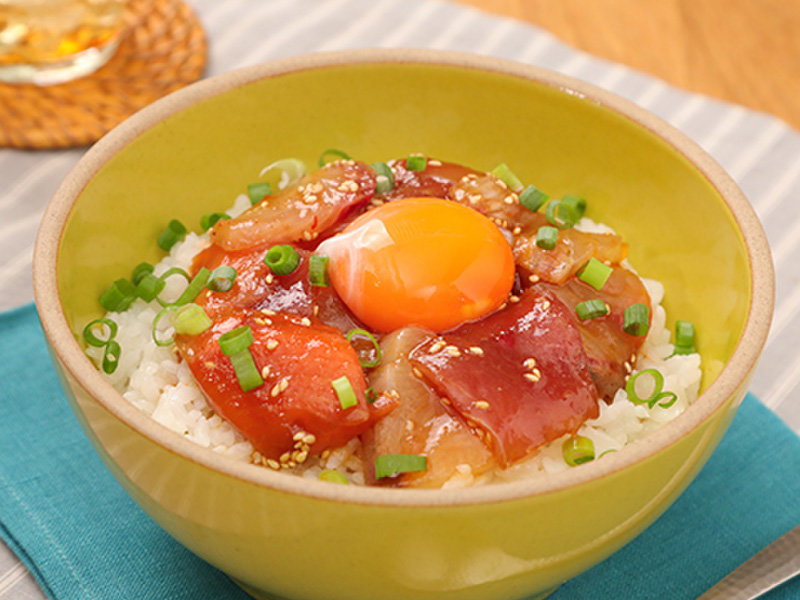 イメージ画像 刺身で!コクうま海鮮ユッケ丼