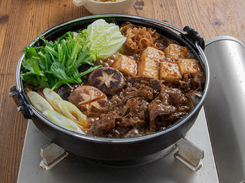 イメージ画像:みそすき焼きとふわたまねぎご飯