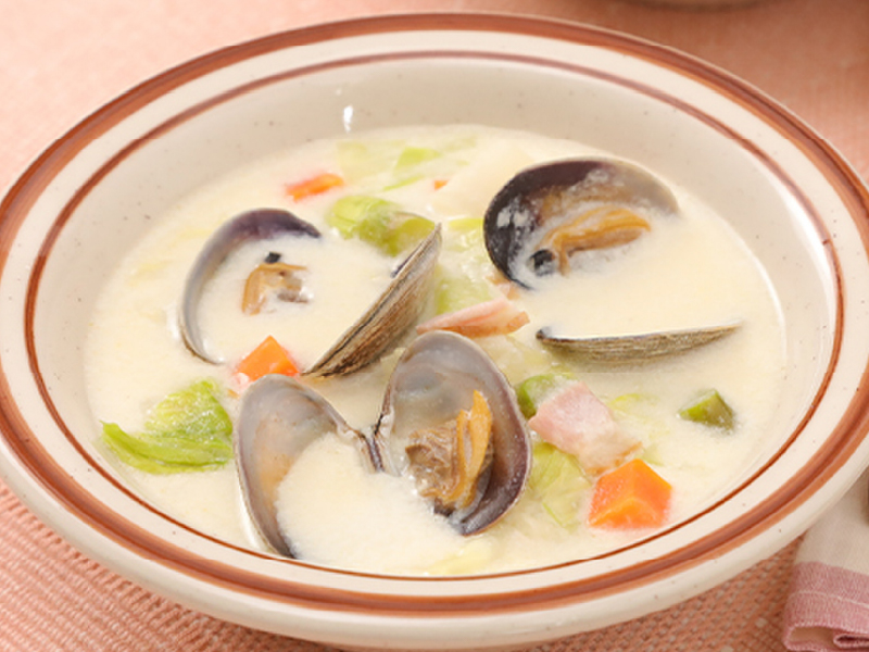 イメージ画像:春野菜たっぷり♪あさりのクラムチャウダー