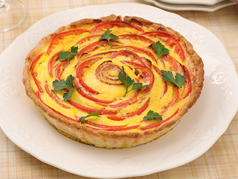 イメージ画像:母の日に♪トマトのお花キッシュ