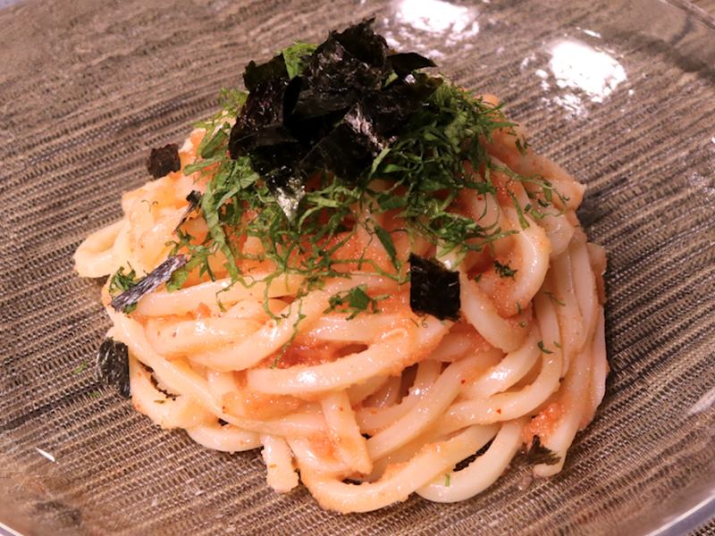 イメージ画像:ごま油と明太子の冷たいうどん