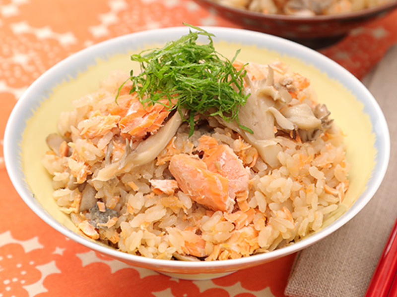 イメージ画像:だし香る♪鮭とまいたけの炊き込みご飯