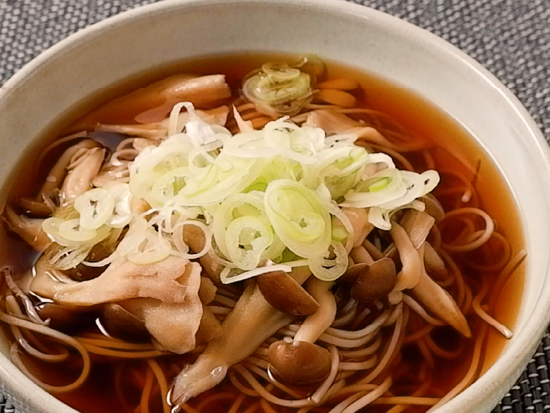 イメージ画像:きのこたっぷりかけそば